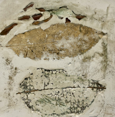 Barbara Robinson Haptic Tablet 4 kauri leaves copper leaf leaf skeleton waxed v2.