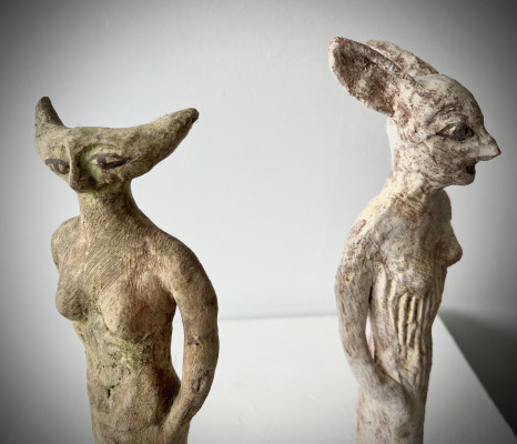 Bronwynne Cornish figures