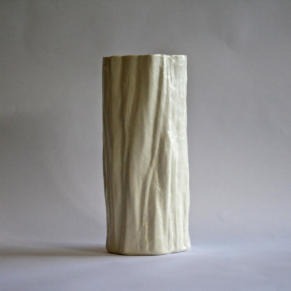 lance wood tree vase ceramic